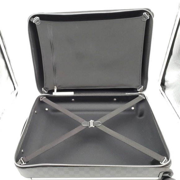 100% Authentic Louis Vuitton Horizon 55 Graphite Travel Luggage Bag - Picture 11 of 16